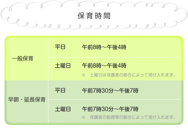 保育時間